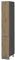 Vicco Apothekerschrank R-Line, Medizinschrank für die Küche, Artisan-Eiche/Anthrazit, 30 cm