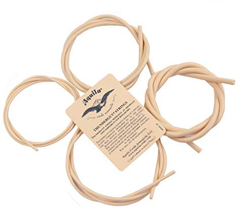 RuiJOTWAT Corde per ukulele, basso, Ubass, corde in gomma, 4 pezzi/set, parti e accessori per chitarra