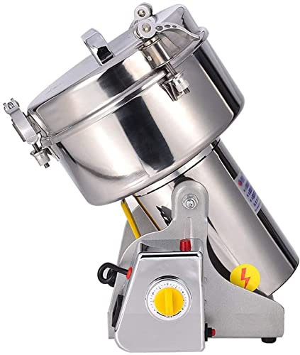 TRJHKMJVV Electric Grain Grinder Grain Mills Grain Grinder Mill Powder Machine Swing Type Commercial Electric Grain Mill Grinder for Herb Pulverizer Spice Pepper Coffee