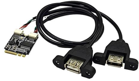 WEIDN Chiave A di Wifi alla carta dell'adattatore del Usb per la scheda madre del computer portatile per raddoppiare la carta di espansione Usb2.0