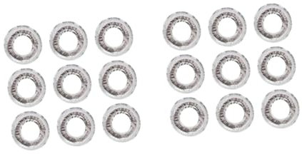 Alipis 20pcs Heat Resistance Aluminum Foil Stove Burner Covers Gas Oven Protectors Gas Stove Liners Camping Accessories Easy to Clean