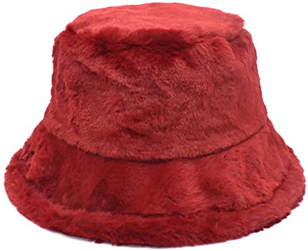 Winter Fischerhut Unisex Fleece Wintermütze Plüsch Fischerhut Anglerhut Weihnachts Druck Fischerhüte Damen Herren Winterhut Breite Krempe Freizeithut Wärmer Bucket Hat Sonnenhut