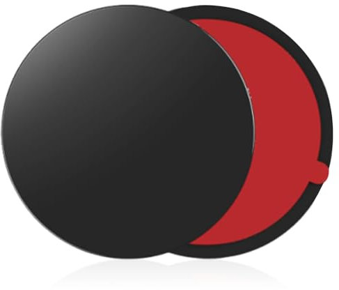 cuhostki Klebe-Befestigungsplatten, 2 Stück Selbstklebende Saugnapf Adapterplatte, 3m Klebepads Selbstklebende Klebeplatte Für Navigationsgeräte Autohalterung Dashcam GPS, 80mm