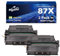 Superprint 87X Tonerkartusche Schwarz (Mit-chip) Kompatibel für HP Laserjet Pro M501dn Enterprise MFP M506dn M506n M506x M527dn M527f Flow MFP M527z 87A 87X CF287A CF287X Toner (Groß 2×18000 Seiten)