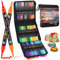 Patamiyar 120 Colours Acrylic Paint Pens, Acrylic Brush Markers Set, Water-based Paint Markers Pens with 1-5mm Brush Tip for Rock Painting, Glass, Ceramic,Canvas,Paper,Wood and DIY Crafts Art Supplies