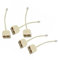 SOIMISS 5 pezzi Adattatore Splitter per Telefono Maschio Facile e Compatibile con Linee Telefoniche Distribuzione Materiale per Uso Duraturo