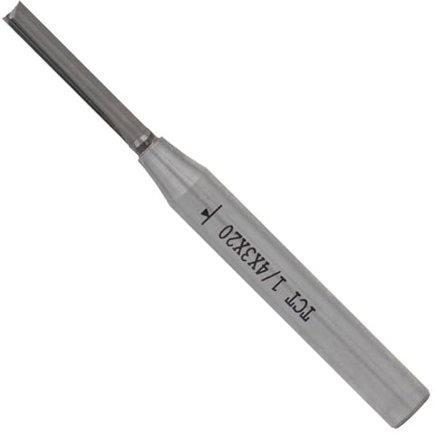 3mm Straight Router Bit for Trimmers Double Flute 1 / 4Inches Shank Trimming Cutter for Woodworking Router for Trimmers