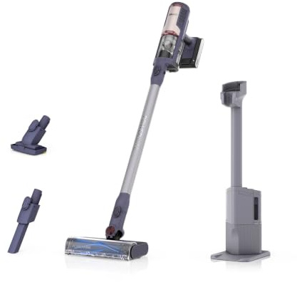 Shark PowerLite Clean & Empty Pet, Akku-Staubsauger mit automatisch entleerender Basisstation, einfache Reinigung auf Allen Oberflächen, HEPA-Filter, bis zu 40 Minuten Laufzeit – BU3621EUT