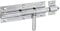 Alberts 128166 Bolzenriegel | mit rundem Griff und befestigter Schlaufe | galvanisch verzinkt, dickschichtpassiviert | Platte 160 x 60 mm | Bolzen-Ø 16 mm | Gesamtlänge 210 mm