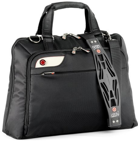 i-stay Ladies 15.6 – 16 inch Laptop Bag with Non-slip Shoulder Strap – Black