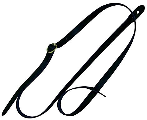 GEWA Fire & Stone 532050 mandolin strap leather black