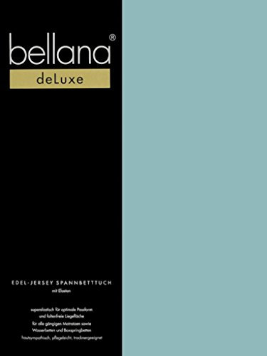 bellana® Deluxe Spannbetttuch für Wasserbetten und Boxspringbetten, 180-200 x 200-220 cm, türkis
