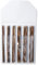 Prym 223806 Strumpfstricknadeln Natural – 6 Holz-Nadelsets (20 cm, Ø 2,0–4,5 mm) – plastikfrei verpackt, glatt, ideal für Socken, Mützen & Handschuhe