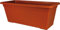OEM SYSTEMS Vaso rettangolare MAXI in polipropilene -100x44x40H cm - Colore terracotta opaco