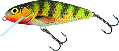 Salmo Perch Wobbler Holographic Perch HOP Gelb Holographic Perch 8cm Long / 12g
