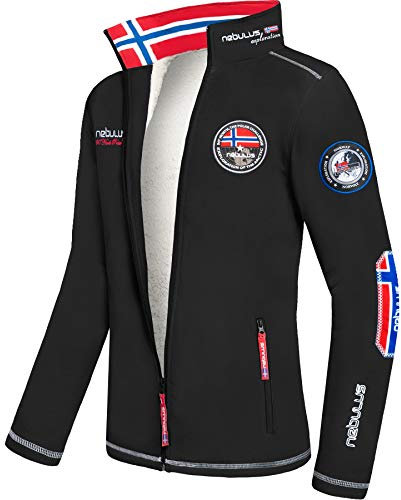 Nebulus Softshelljacke Maestro FUR Herren (Modell: Q915 - Herren, schwarz; Größe: M) FBA