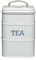 KitchenCraft 17cm Tea Canister, Stainless Steel, French Grey, 11 x 17 cm, Grey