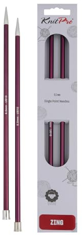 KnitPro Zing Lange Nadeln 10 (25cm) | 6mm