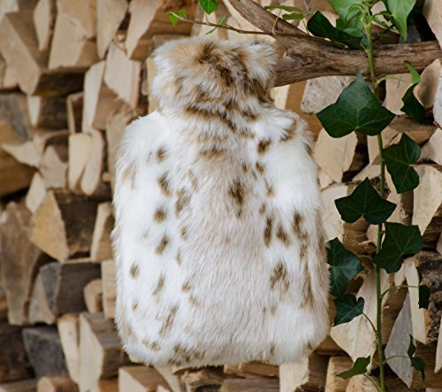 Wohnen & Accessoires Wärmflasche, Bettflasche Webpelz Schneeleopard