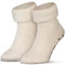 Piarini ABS Stoppersocken Wollsocken Wintersocken Norwegersocken Innenfrottee Damen Herren Jungen Mädchen weiß wollweiß 35-38