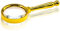 JLERU Lupe Leselupe Deko Messing Griff eckig edel klassisch Vintage 80 mm 10X Vergrößerung (L-golden)