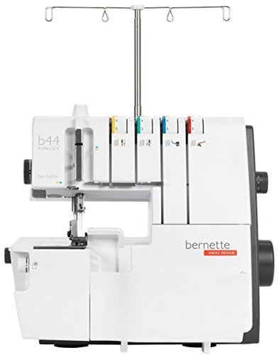 Bernette 44 Funlock | Die preiswerte Overlock-Maschine für Einsteiger inklusive 15 Stichen