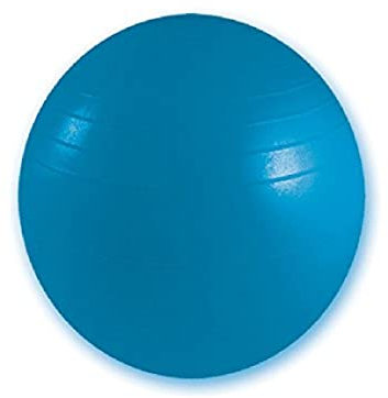 GIMA - Widerstandsball, Gymnastikball, für Rehabilitation, Dynamisches Training, Yoga, Pilates, Bürostuhl, Farbe Blau, Durchmesser 75 cm, Widerstandsstufe 136 kg