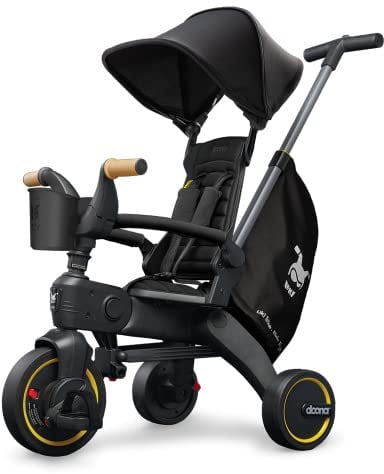 Doona Tricycle Liki Trike S5, Véhicule Enfant, Nitro Black / Noir, 10 mois à 3 ans, Unisex, Enfant