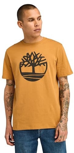 Timberland Herren Kbec River Tree Tee T-Shirt, Wheat Boot, S