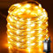 FANSIR Plug in LED String Lights, 300 LED Plug Fairy Lights 99 feet 8 Modes Copper Wire Lights Dimmble Waterproof String Lights for Bedroom Wedding Party Indoor Outdoor Decoration (Warm White)