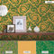 Papier peint baroque Tapisserie baroque Papier peint intissé Jaune Vert Métallique | Papier excellent rapport qualité/prix