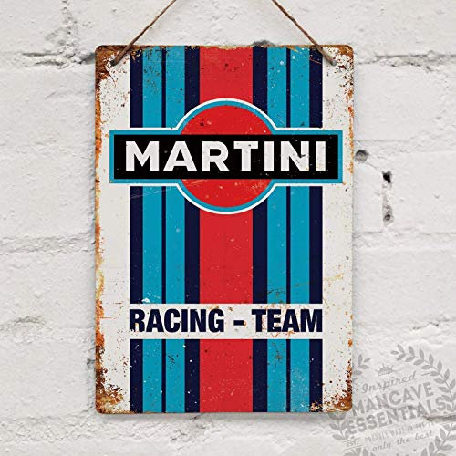 Martini Racing Replik Vintage Blechschild Metallschild Blechschild 20,3 x 30,5 cm
