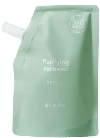 HAAN Aroma Purifying Verbena Nachfüllpackung für hydroalkoholisches Gel, feuchtigkeitsspendend, 100 ml, mit Aloe Vera