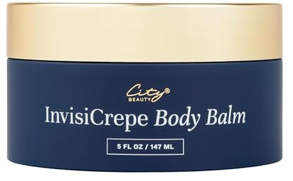 City Beauty InvisiCrepe Körperbalsam – Hautstraffende und festigende Lotion für ein glatteres, strafferes Aussehen | Anti-Aging-Straffungscreme für den Körper