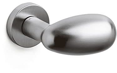 Maniglia per porte e finestre OLIVARI serie Uovo in diverse finiture - Cromo satinato