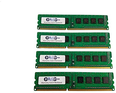 CMS 32GB (4X8GB) DDR3 PC3-12800 1600MHz 240PIN 1.35V KIT de actualización de memoria RAM para escritorio y estación de trabajo - C7