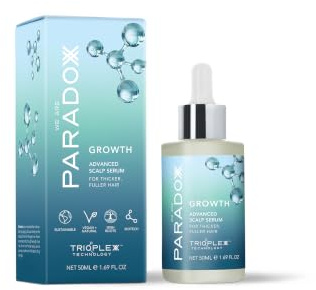 WE ARE PARADOXX Scalp Serum: Hair Serum for Hair Growth | Natural vegan scalp moisturiser & scalp treatment. Caffeine & Biotin combat postpartum & stress hair loss. 50ml.