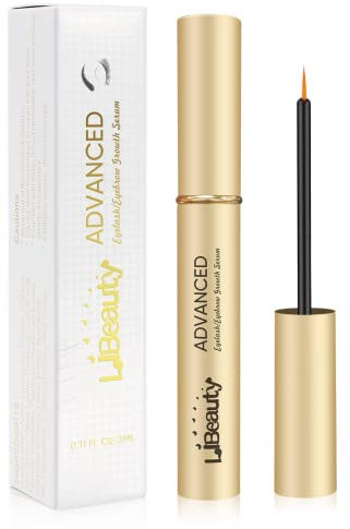 Libeauty Wimpernserum, 5ml Augenbrauen Serum, Wimpernserum Ohne Hormone, Lash Serum für Besseres Wachstum Von Wimpern & Brauen