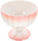 FülleMore Keramik Eisbecher Ø 11cm Eiscremegläser 340ml Dessertschale kerative Eisschale Jogurtbecher für Zuhause,Café,Restaurants,Partys (Farbverlauf-Rosa)
