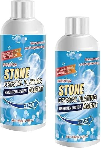 EXQST Smacchiatore per Pietra, detergente e lucidante per Marmo, lucidante per Pietra, per Marmo, Granito, Piastrelle, Piani Cottura da Cucina