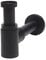 Wirquin 30722858 1.25 Mini Lineis Brass Basin Trap, Matt Black