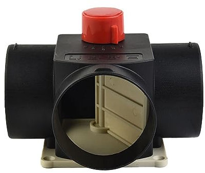 Huamengyuan Válvula de calefacción de estacionamiento de 3 vías, tipo T, calentador de aire, diésel, accesorios de calefacción de estacionamiento, 75 mm, piezas universales para autocaravanas