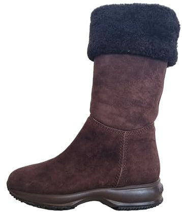 Hogan Stivali da Donna in camoscio Low Boot HXW00N09270U12S800 Marrone (35)