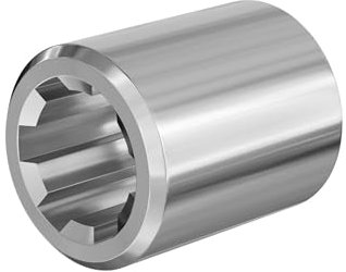 Manchon pour Arbre de transmission Arbre cannelé Type B 60 mm 1 3/8 6 Dents 6 Rainures Tracteur