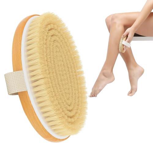 Spazzolatura a Secco, Spazzola per Massaggio, Spazzola per il Corpo, Spazzola Esfoliante, Spazzola Corpo, Spazzola Scrub per Rimuovere le Tossine Della Pelle morta Cellulite, Esfolia