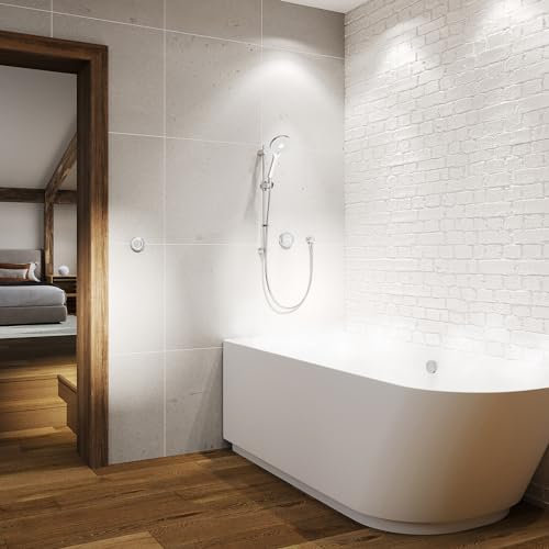 Aqualisa UTQ.A1.BV.DVBTX.23 Unity Q Smart Shower Concealed with Adjustable Head and Bath Fill - for HP/Combi Systems