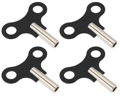 SG Store 4 Piezas Llave de Cuerda de Reloj Herramienta de Reparación de Reloj de Agujero Cuadrado de 4,5 Mm Herramienta Compatible con Ridgeway Compatible con Howard Miller