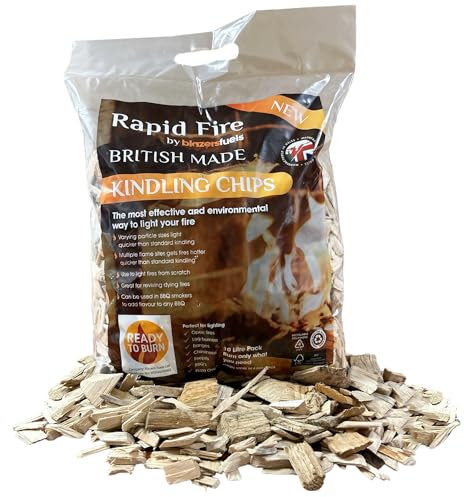 Laeto Firewood Depot Kindling Wood | Natural Fire Lighters For Wood Burners, Fire Pit, Log Burner x1 Bag (10L)