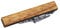 Nishiyuenyi Pince à Cravate en Bois Simple pour Hommes, Barre de Cravate à Fermoir à La Mode en Cuivre, Bois de zèbre