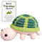 Moguri Niedliches Handgestricktes Schildkröten-Kuscheltier mit Englischer Karte, Geschenkidee für Frauen, Freundin und Kinder, Perfekt für Geburtstag, Weihnachten, Adventskalender
